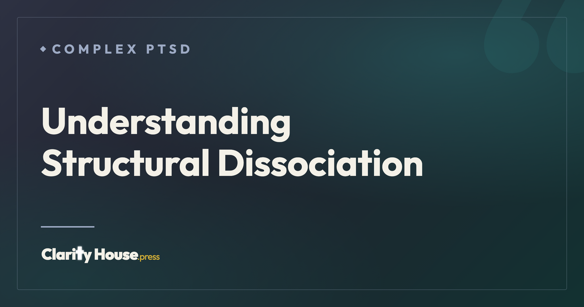 Structural Trauma Examples Understanding Structural Dissociation: When Trauma Fragments the Self ...