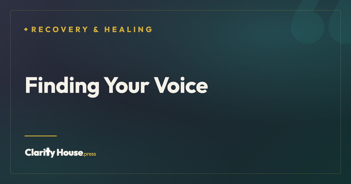 Finding Your Voice: Reclaiming Your Right to Speak and Be Heard ...